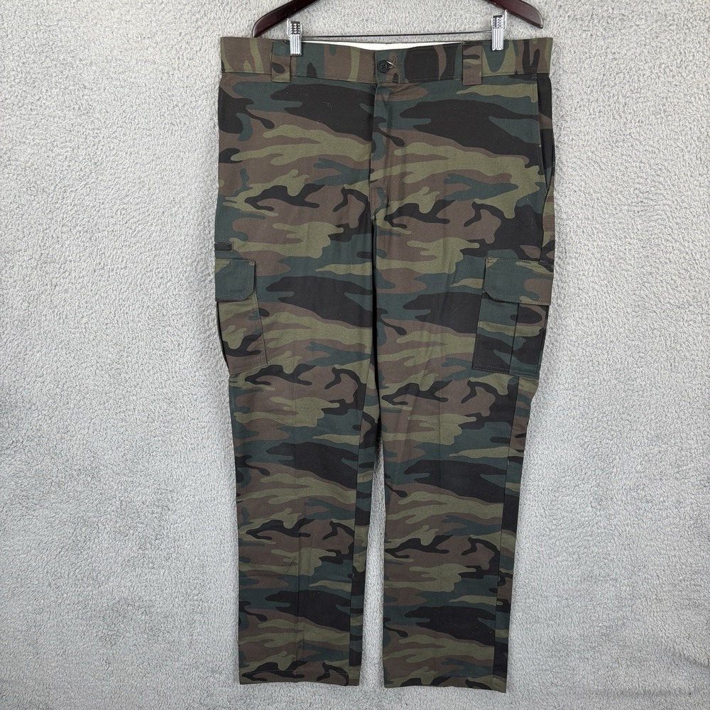 Dickies Mens FLEX Regular Fit‎ Work Uniform Cargo Pants 38x34 Twill WP595